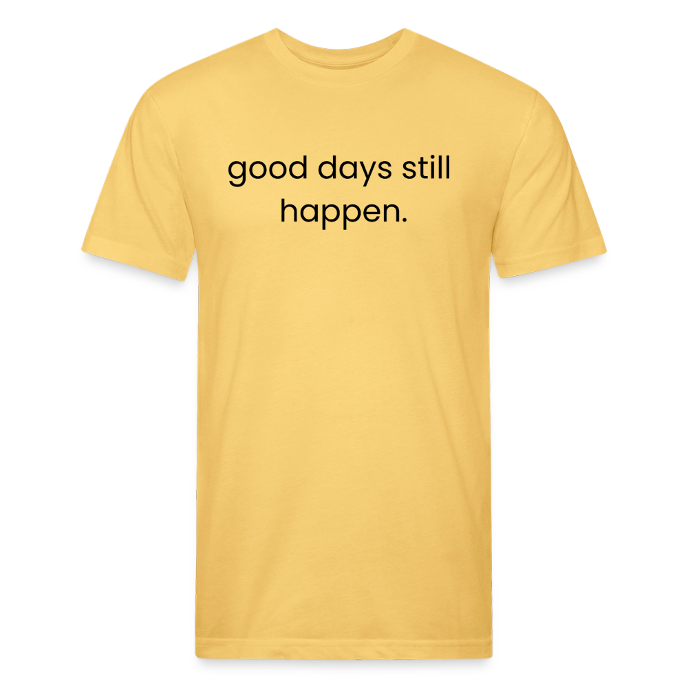Fitted Cotton/Poly T-Shirt by Next Level - pastel yellow