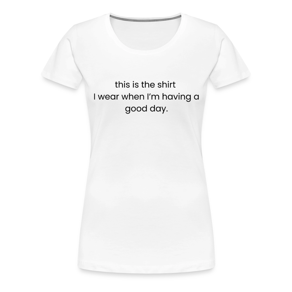 Women’s Premium T-Shirt - white