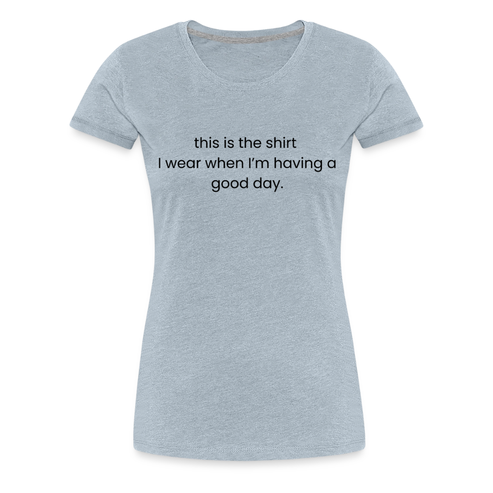 Women’s Premium T-Shirt - heather ice blue