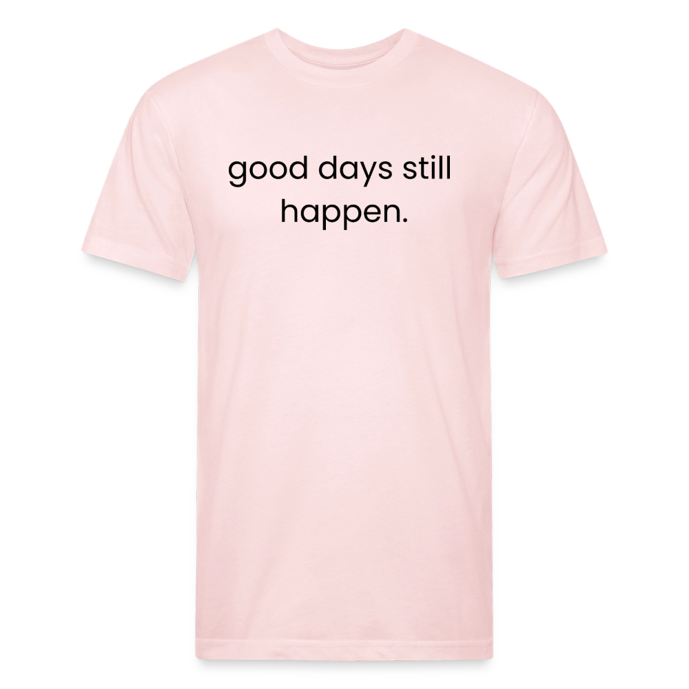 Fitted Cotton/Poly T-Shirt by Next Level - blush pink 
