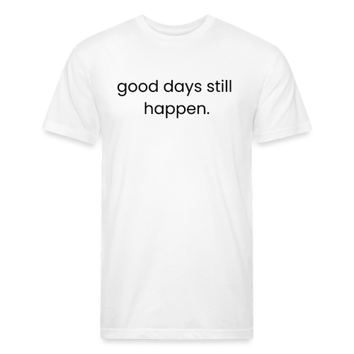 Fitted Cotton/Poly T-Shirt by Next Level - white