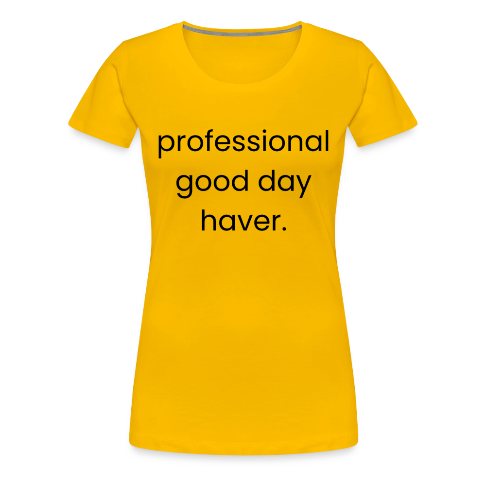 Women’s Premium T-Shirt - sun yellow