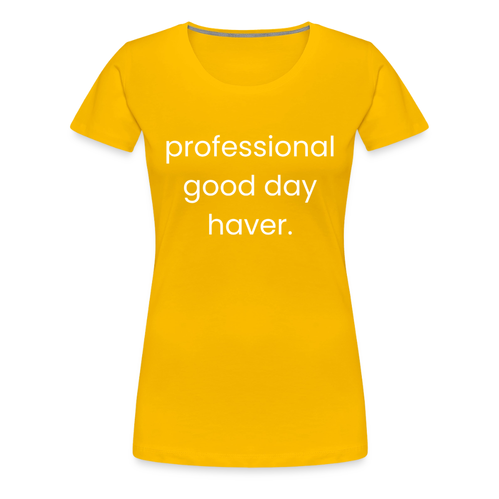 Women’s Premium T-Shirt - sun yellow