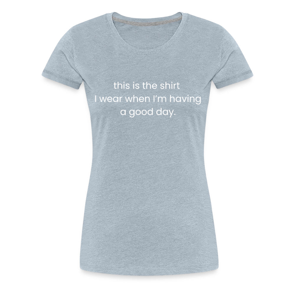 Women’s Premium T-Shirt - heather ice blue
