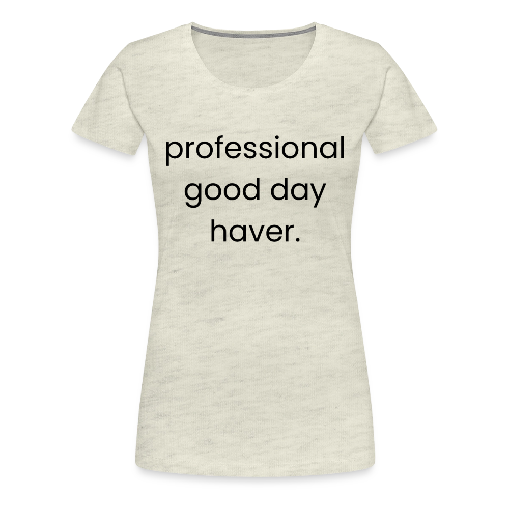 Women’s Premium T-Shirt - heather oatmeal