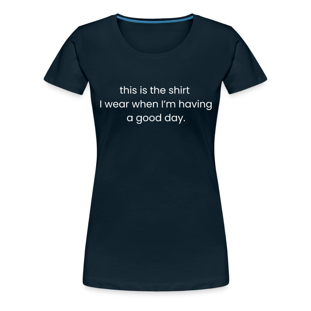Women’s Premium T-Shirt - deep navy