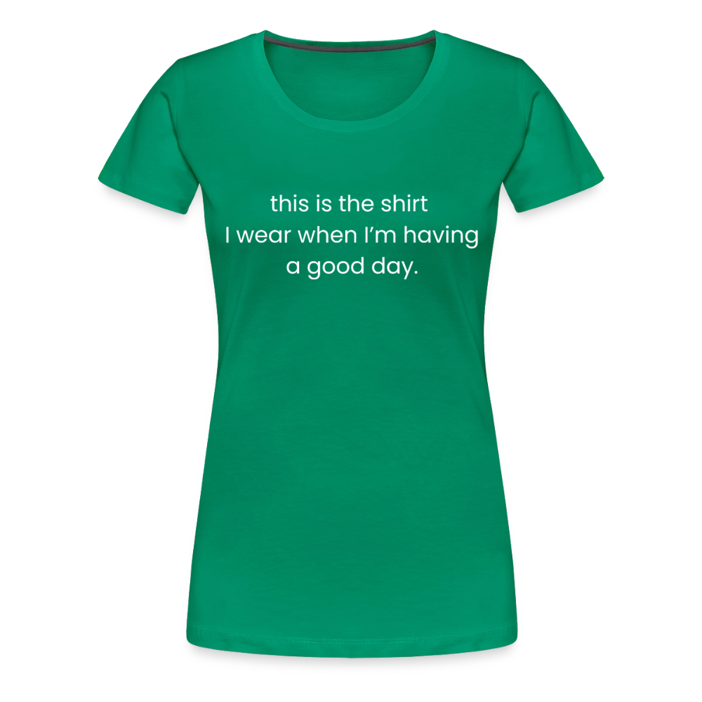 Women’s Premium T-Shirt - kelly green