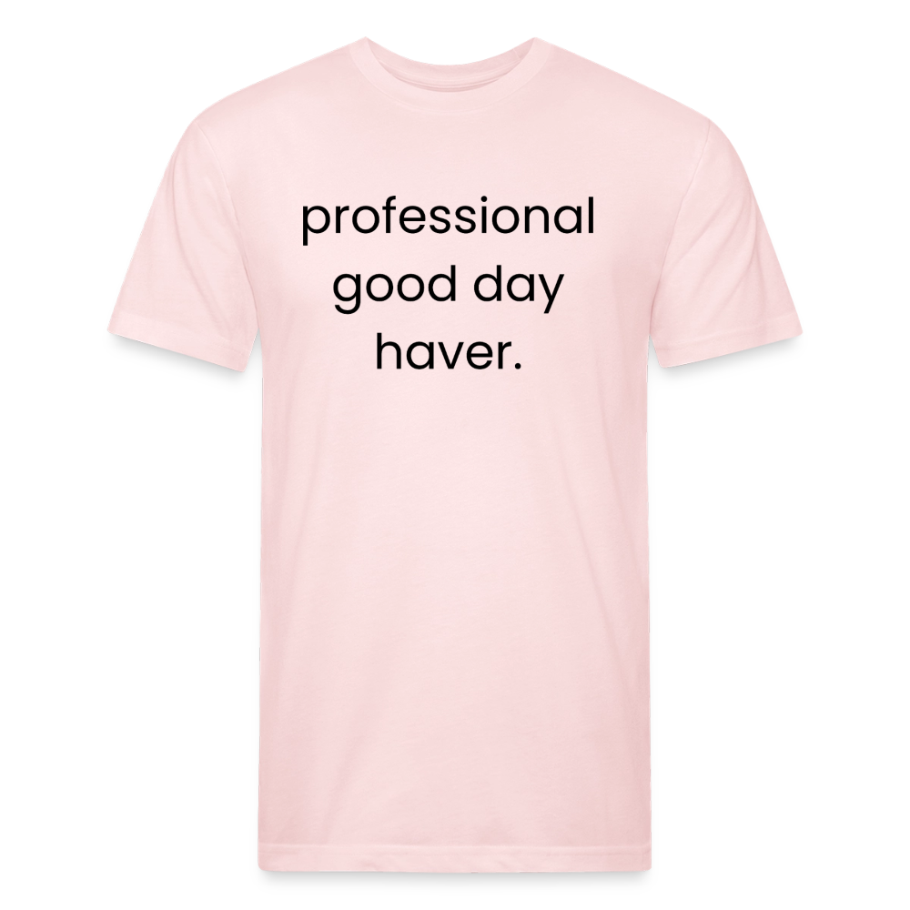 Fitted Cotton/Poly T-Shirt by Next Level - blush pink 