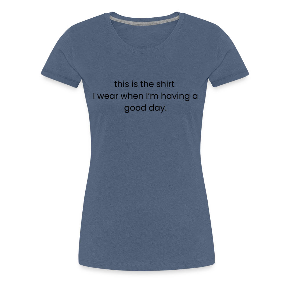 Women’s Premium T-Shirt - heather blue
